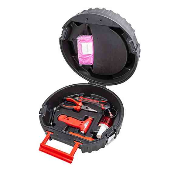 Набір автомобіліста 14 пр. (трос, стартові проводи, рукавички, жилет, ніж, викрутка, ізолятора, качконоси, Одеса