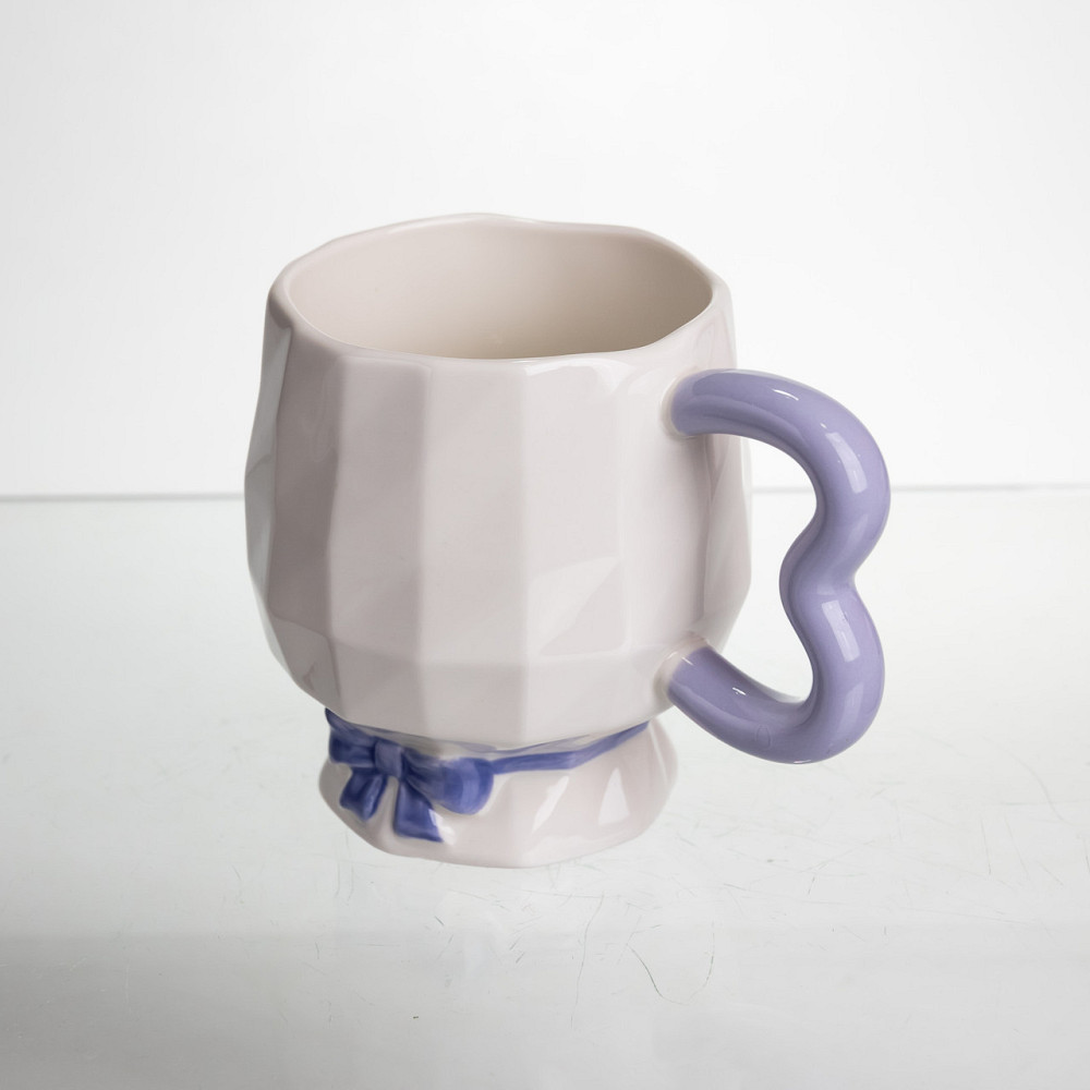 Yiwu Чашка порцелянова на ніжці 400 (мл) оригінальна кружка на подарунок чашка для чаю та кави Коломыя - изображение 4
