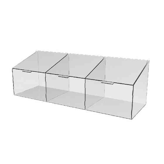 Диспенсер EKOSTAR для мармеладов, снеков, орехов 3 ячейки Киев