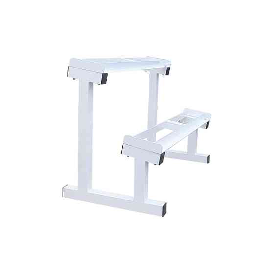 Стійка для гантелей 2 м на 10 пар Стійки для гантелей, грифів та дисків розбірна Київ