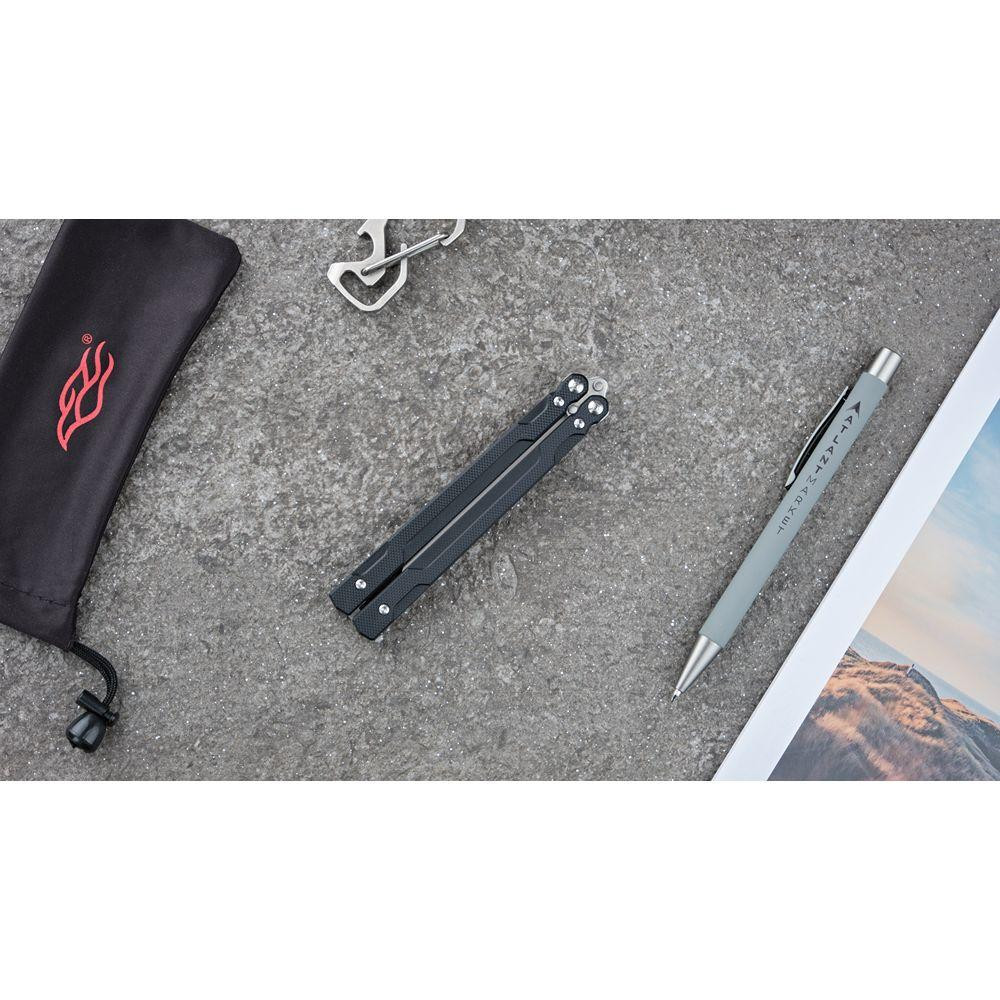 Нож-бабочка (балисонг) Ganzo G766-BK Ровно - изображение 8