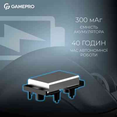 Мышка GamePro Asgard Thor Wireless/Bluetooth/USB Black (GM023B) Винница