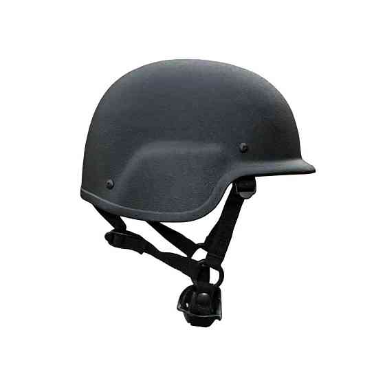 Кевларовый шлем с закрытыми ушами (черный) Киев