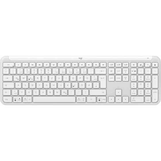 Клавіатура бездротова Logitech Signature Slim K950 US OffWhite USB (920-012466) Білий Харків