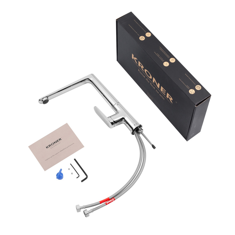 Змішувач для кухні Kroner Element 211512A-0101 Київ - фото 9