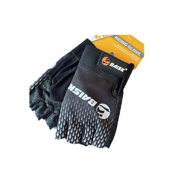 Велосипедні рукавички Baisk BSK-001 black-grey one size Бровари