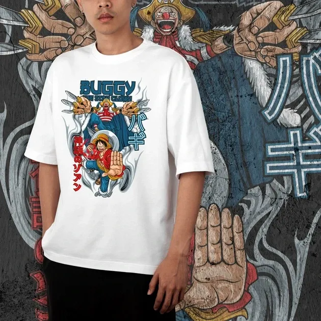 Футболка для подростка мальчика с принтом Ван Пис Луффі і Баггі Размер 160 Anime10183 Днепр - изображение 4