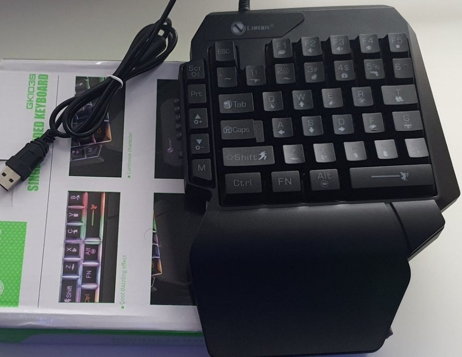 Ігрова клавіатура з RGB для ноутбука, смартфона, планшета, ПК. Київ - фото 4