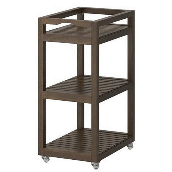 Этажерка для ванной на колёсиках 