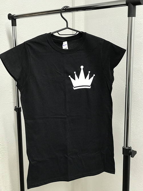 Женская футболка с короной,  премиум качества. Черновцы - изображение 1