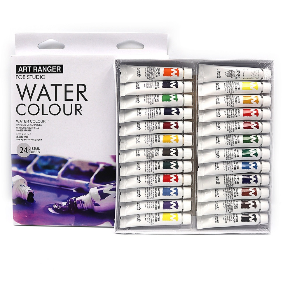 Набір акварельних фарб "Art ranger" EW2412C-4, 24 кольори по 12 мл Вінниця - фото 1