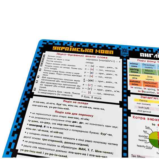 Килимок підказка навчальний А3 2 клас 129049 Вінниця