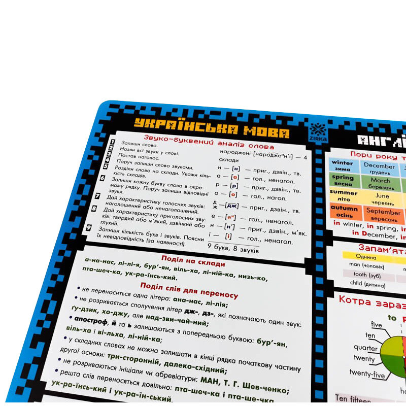 Килимок підказка навчальний А3 2 клас 129049 Вінниця - фото 3