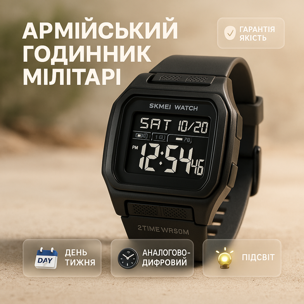 Часы туристические для выживания SKMEI 2193BKBK, Часы наручные электронные тактические GD-19 Львов - изображение 4