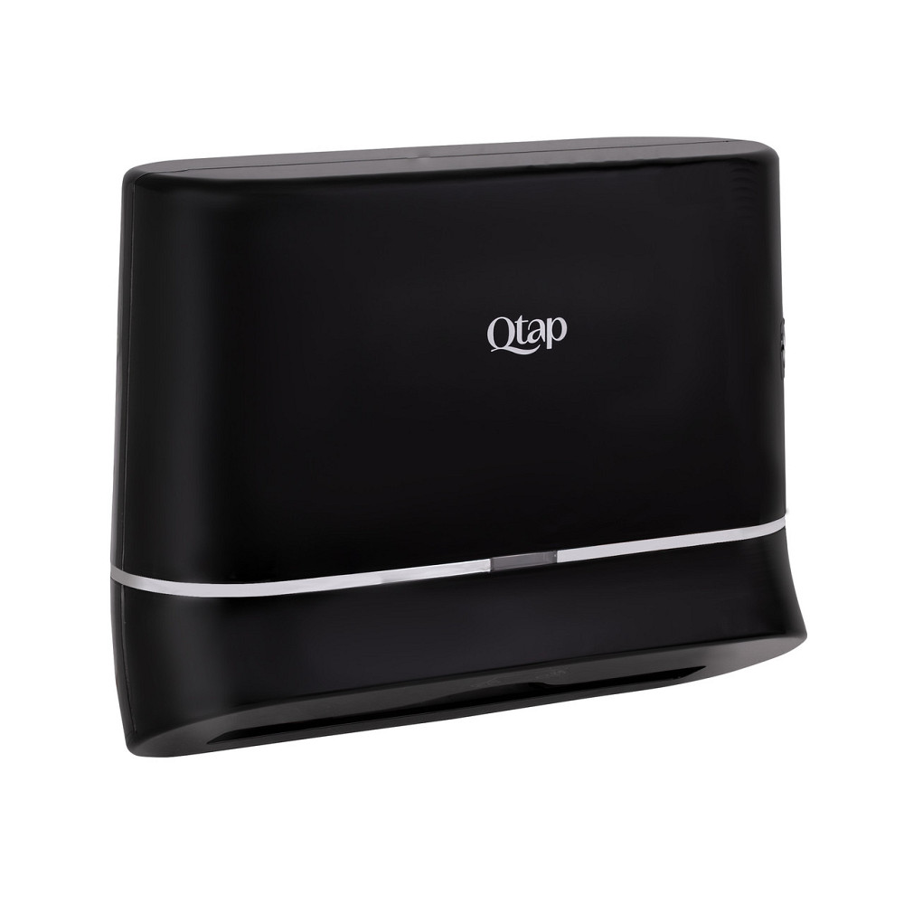 Тримач для паперових рушників Qtap Pohodli 300 мм QTDR600BP Black (Pobut) Київ - фото 7