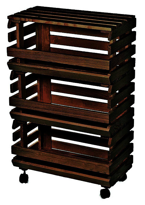 Стелаж для овочів і фруктів "Іраклія" капучино Миколаїв - фото 1