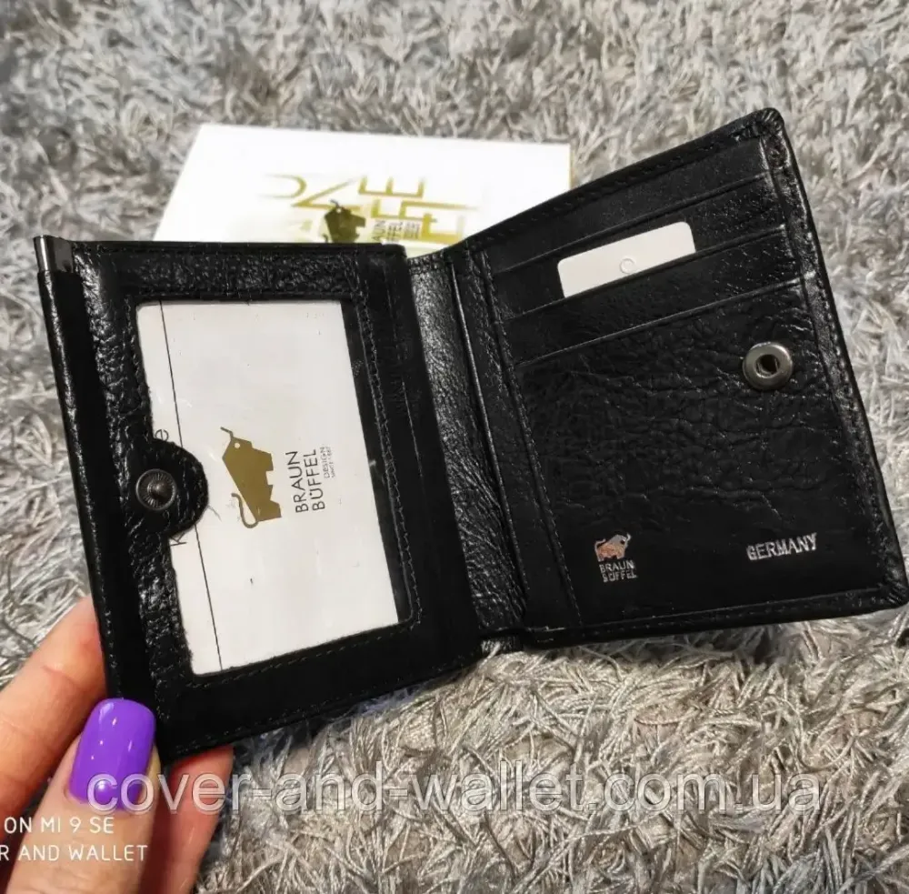 Невеликий жіночий гаманець з гладкої шкіри з монетницею Braun Buffel Київ - фото 7