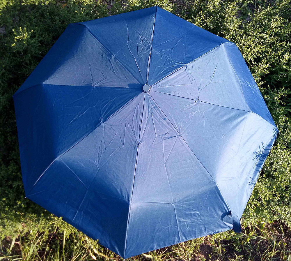 Парасоля Fare 5460 складана повний автомат, колір navy (королівський синій) Киев - изображение 3