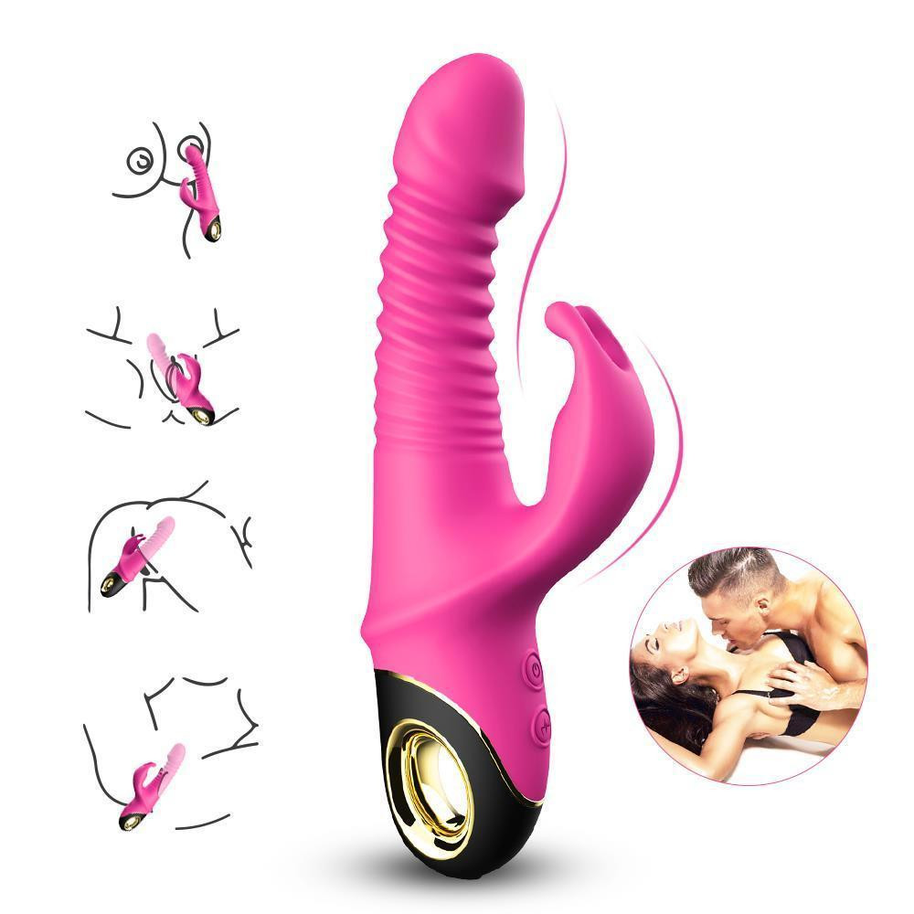 Вібратор - Thrusting Vibrator Zing Pink Sex Aura Київ - фото 7