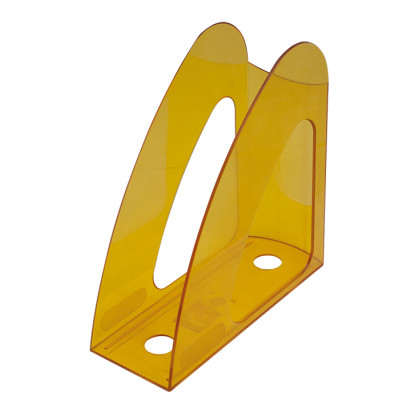 Лоток для бумаг Арника вертикальный РАДУГА, лимонный (80616) Винница - изображение 1