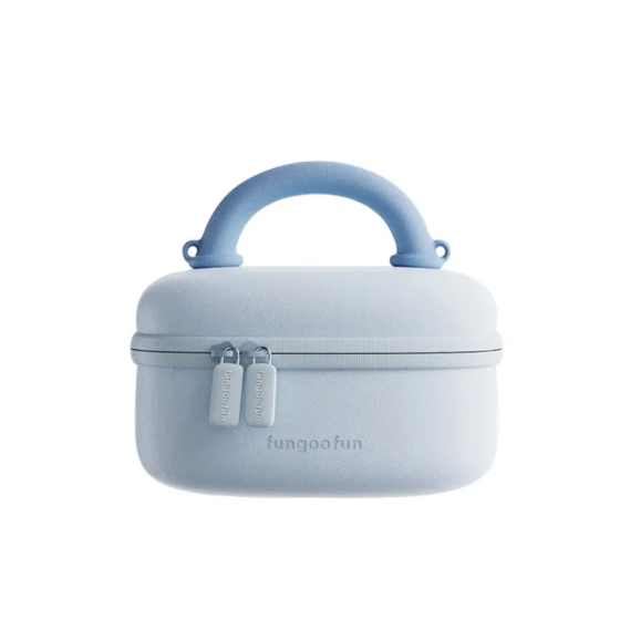 Сумка силіконова жіночий клатч на ремінці з ручкою водонепроникна сумочка Fungoofun, повсякденна, блакитна Кам'янець-Подільський