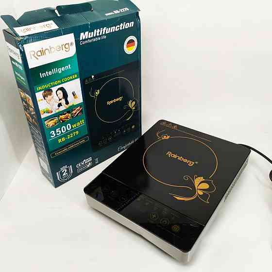 Плита переносная для дома Rainberg, Мощная настольная плита для дома настольная эмалированная HA-45 Львов