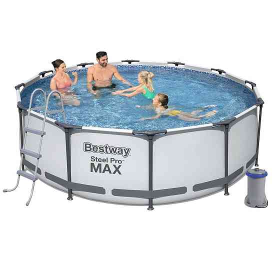 Каркасний басейн 366 х 100 см bestway 56418 ( фільтр-насос ,сходи) Київ
