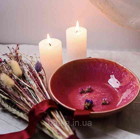 Салатник піала Olens "Pink" 17,5Х5 см кераміка рожева Київ