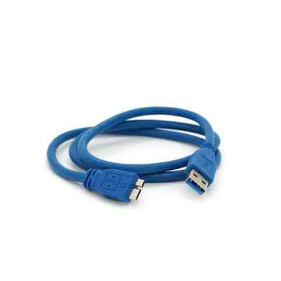 Дата кабель USB 3.0 AM to Micro B 0.8m black Voltronic (YT-3.0AM\Micro-B-0.8B) Винница