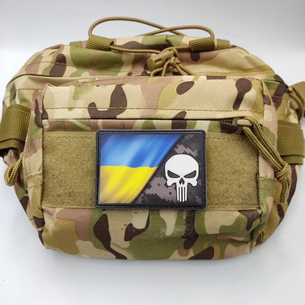 Патч / шеврон Каратель прапор України Запоріжжя - фото 2