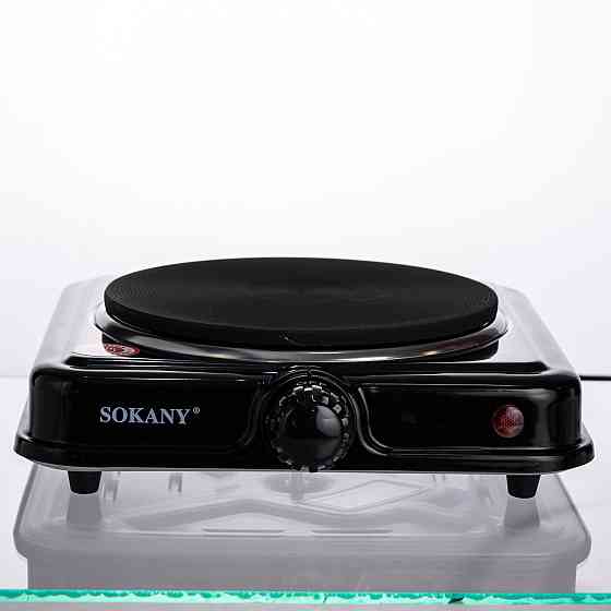 Sokany Настільна електрична плита SOKANY SK-5109 на одну конфорку 1000Вт Чорна Коломия