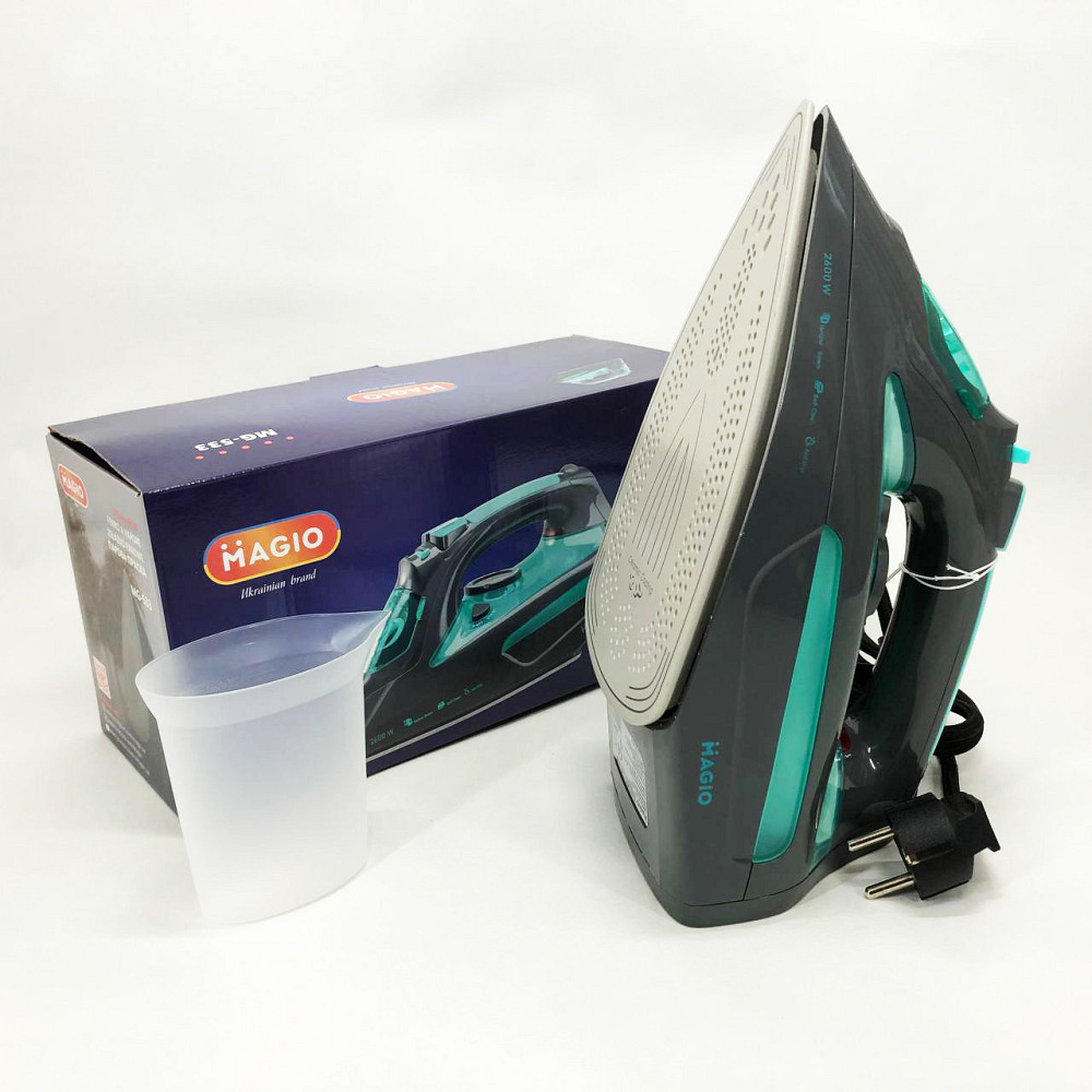 Праска відпарювач для прасування речей Magio MG-533 2600 Вт, Парова праска ZJ-704 для одягу Київ - фото 4