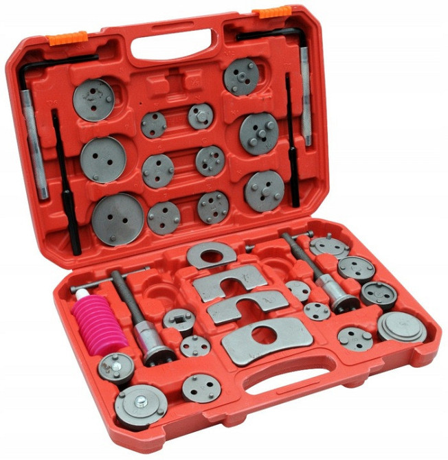 Комплект для заміни гальмівних колодок 35 елементів з кейсом Mar-Pol (M57693) Нововолинськ - фото 2