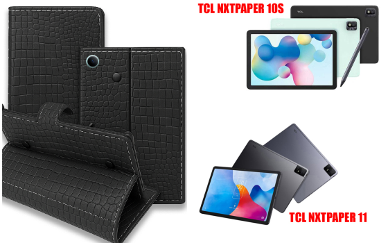 Книжка-трансформер для планшета Tcl Nxtpaper 10S, Nxtpaper 11, колір Black Krokodil Black Київ