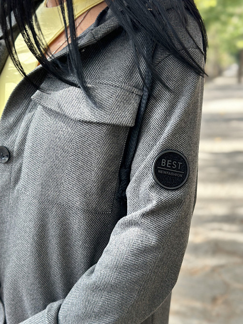 Жіночий кашеміровий кардіган з капюшоном "Dila" оптом | Батал 50-52, Чорний Київ - фото 2