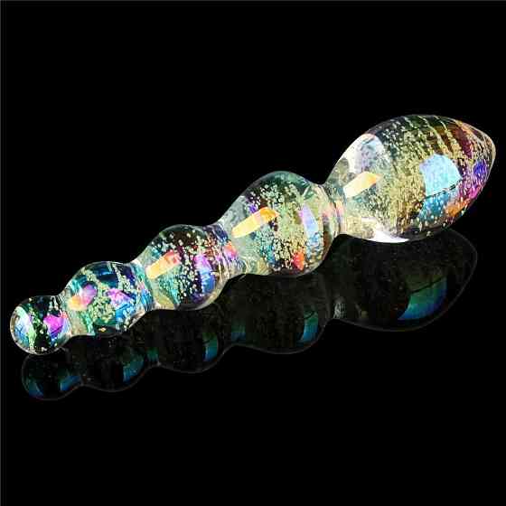 Стеклянный фаллоимитатор DILDO GLOW-IN-THE-DARK TWILIGHT GLEAM GLASS Sex Aura Киев
