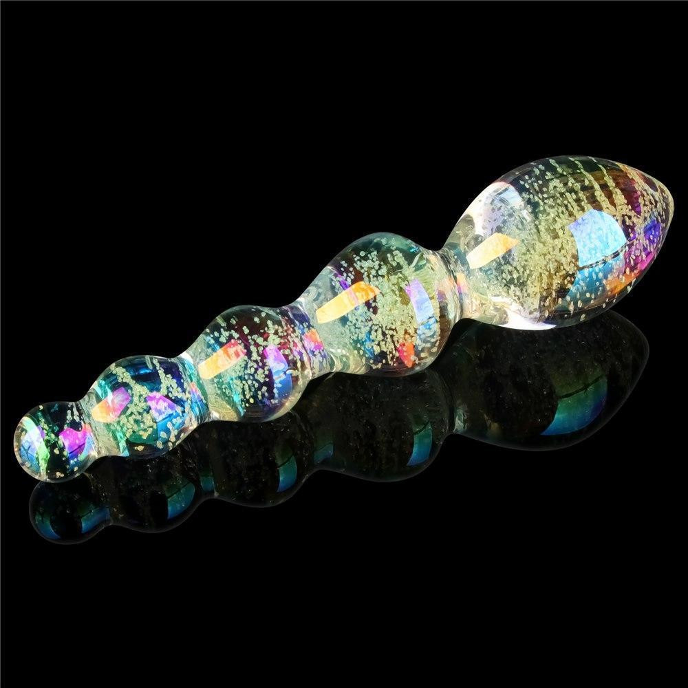 Стеклянный фаллоимитатор DILDO GLOW-IN-THE-DARK TWILIGHT GLEAM GLASS Sex Aura Киев - изображение 6