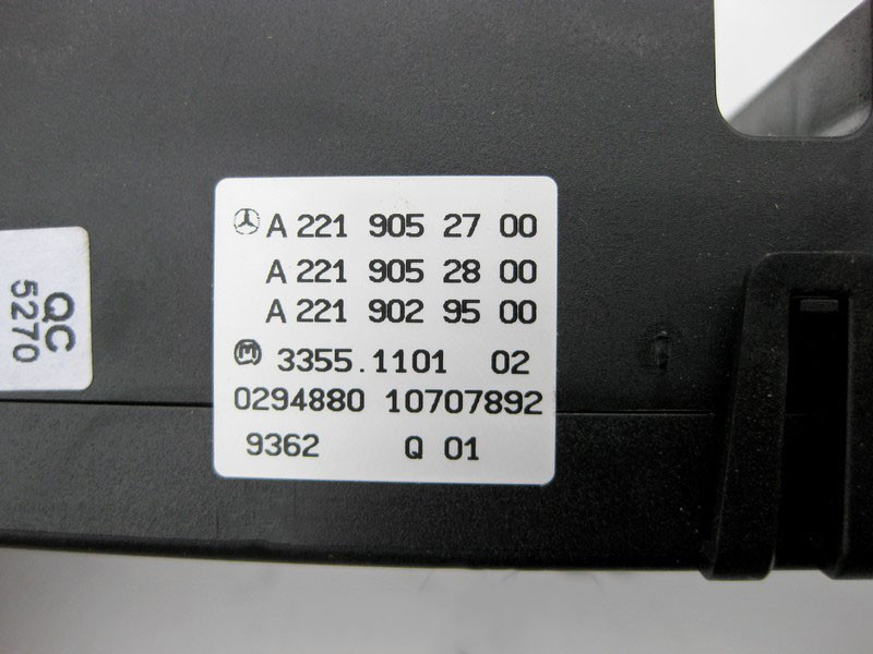 Mercedes-Benz  A2219052700 Блок керування кліматом S-Class W221 CL C216 Одеса - фото 5