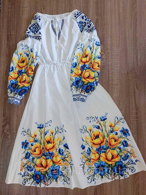 Жіноча сукня з узором Волошки Кривий Ріг - фото 5