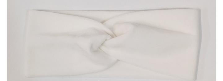 Пов'язка для волосся широка біла Київ - фото 1