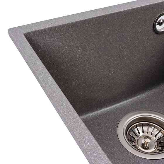 VALESO Гранітна мийка для кухні VALESO ROXY 3744 матова Сірий мусон Киев