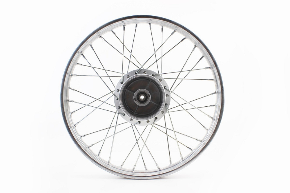 Диск передній спицьований (колесо) 1,2-17" DELTA, хром (вісь 10мм) Київ - фото 5