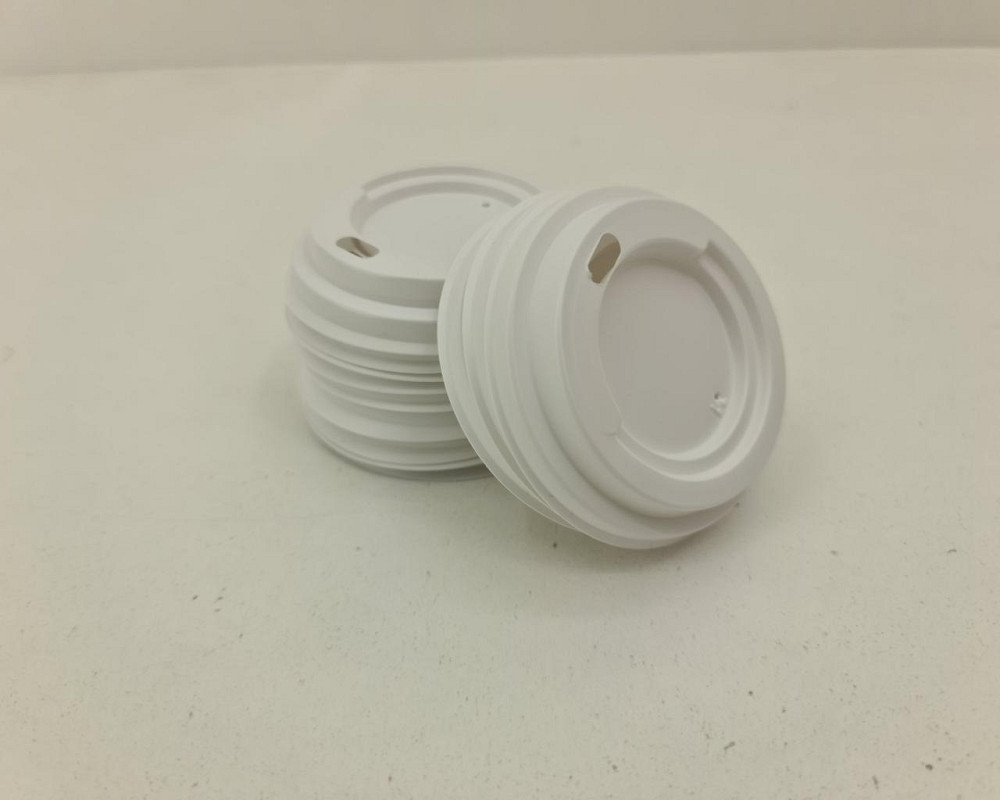 Кришка на склянку паперовий Ф71 (гар) білий Харків (100 шт.) Харків - фото 2