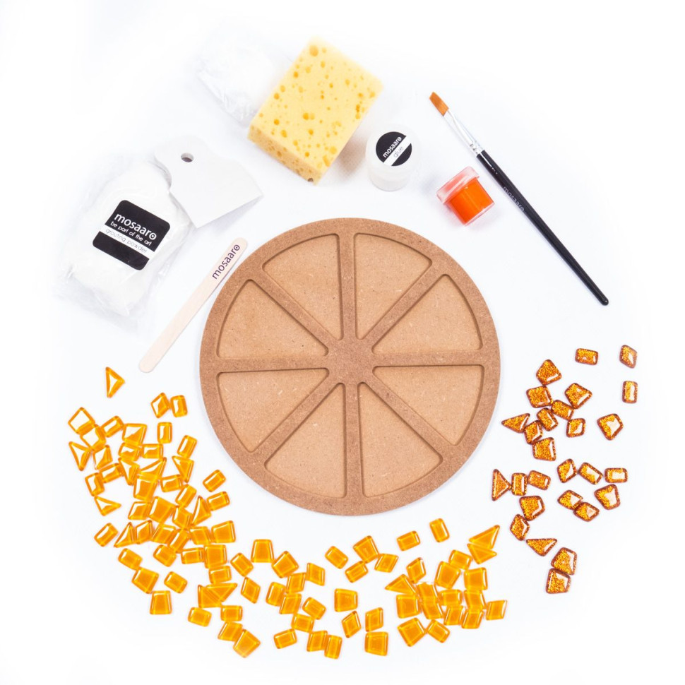 Набір для творчості скляна мозаїка "Апельсин" MA2033, 2 рівень Вінниця - фото 3