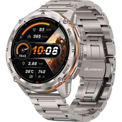 Смарт-часы KOSPET Tank T3 ULTRA 2 SE SILVER (6974958251187) Винница