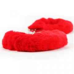 Наручники - Fetish Pleasure Fluffy Hand Cuffs Red Sex Aura Київ