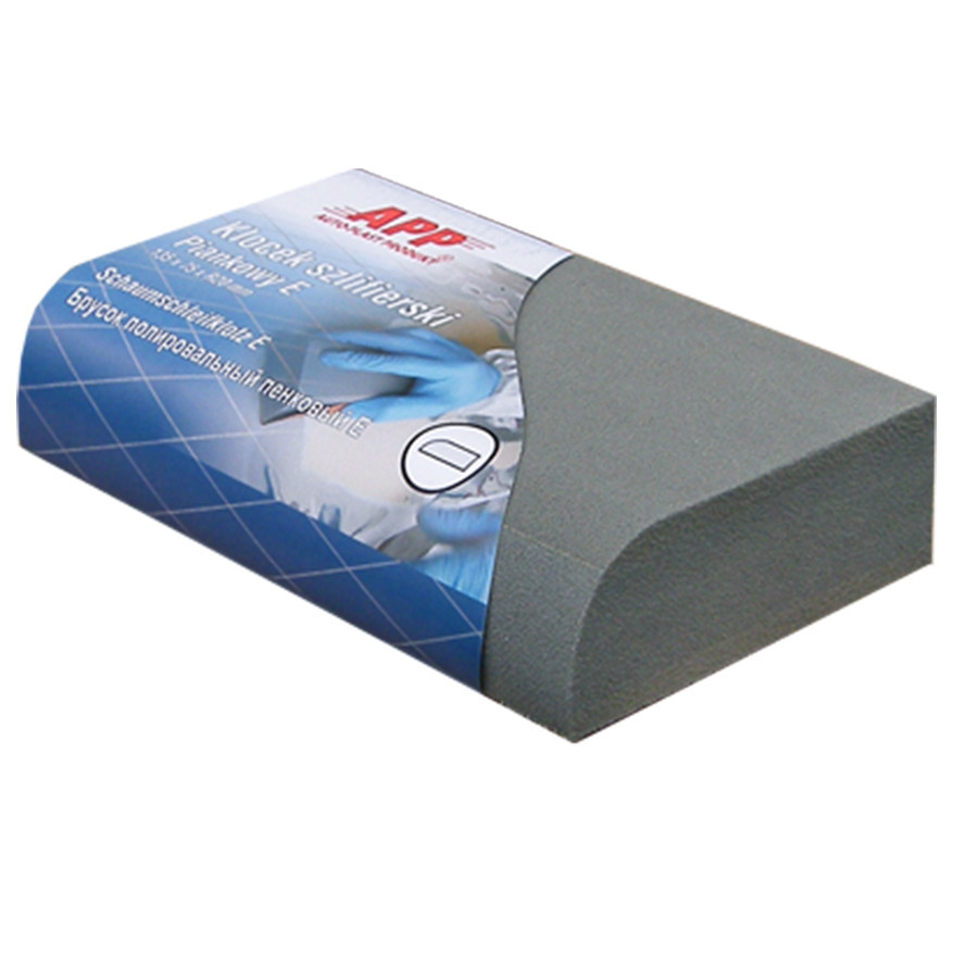 Брусок шліфувальний ручний пінний "KSP E" R20x135х75мм APP, 150207 Вінниця - фото 1