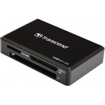Зчитувач флеш-карт Transcend USB 3.1 Black (TS-RDF8K2) Вінниця - фото 1