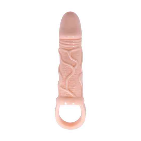 Насадка на член - Pretty Love Carson Vibrating Penis Sleeve Flesh Sex Aura Київ