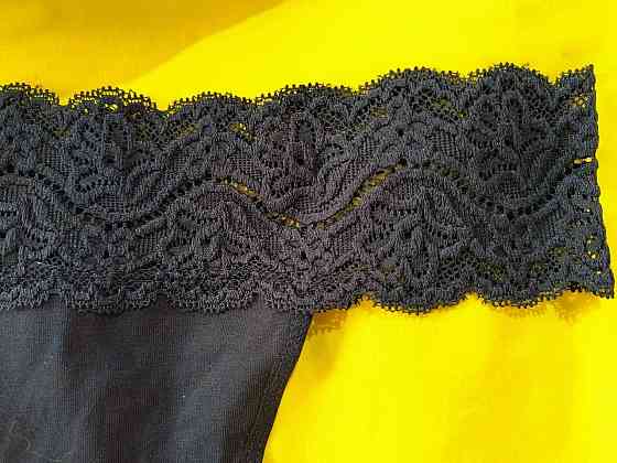 Стрінги мереживні чорні бавовна 2 шт. в уп Lans 22/030 S Київ